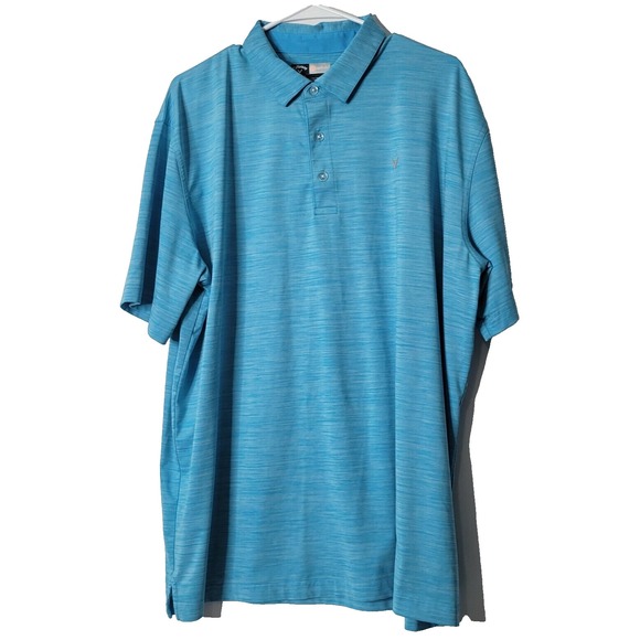 Callaway Other - Callaway Men Size XL Blue Short Sleeve Opti Dri Polyester Blend Polo